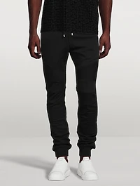 Cotton Sweatpants With Embossed Logo