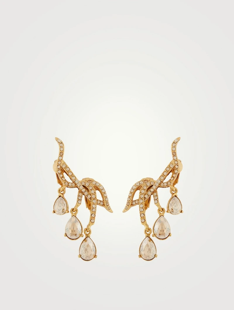 Ear Cuff Earrings With Crystals