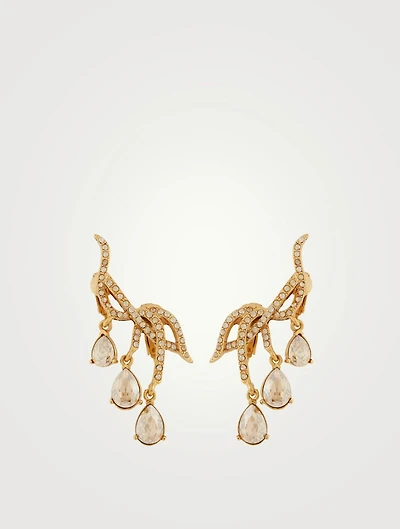 Ear Cuff Earrings With Crystals