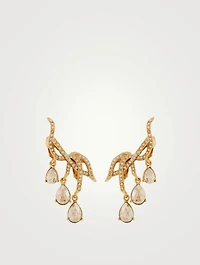Ear Cuff Earrings With Crystals