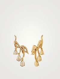 Ear Cuff Earrings With Crystals