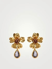 Baroque Flower Drop Earrings