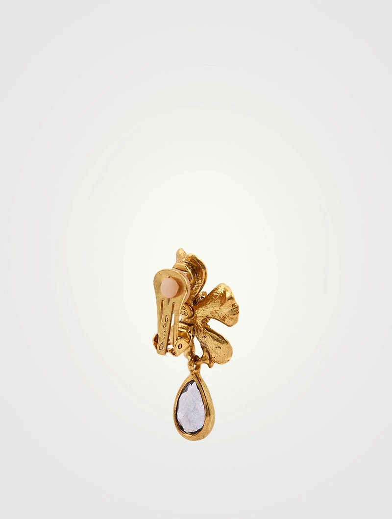 Baroque Flower Drop Earrings