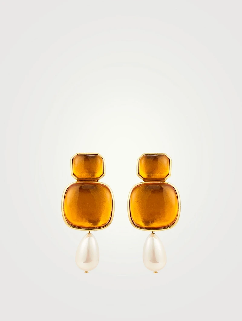 Baroque Clip-On Earrings