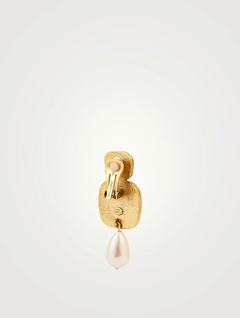 Baroque Clip-On Earrings