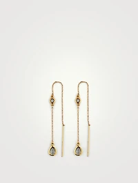 Encrusted Chain Earrings