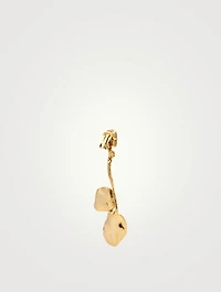 Rose And Leaf Clip-On Earrings