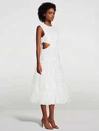 Cassia Linen Yoke Dress