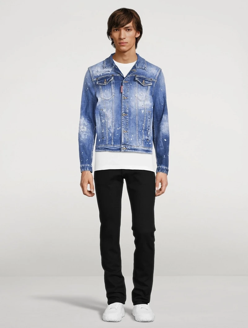 Dan Distressed Denim Jacket