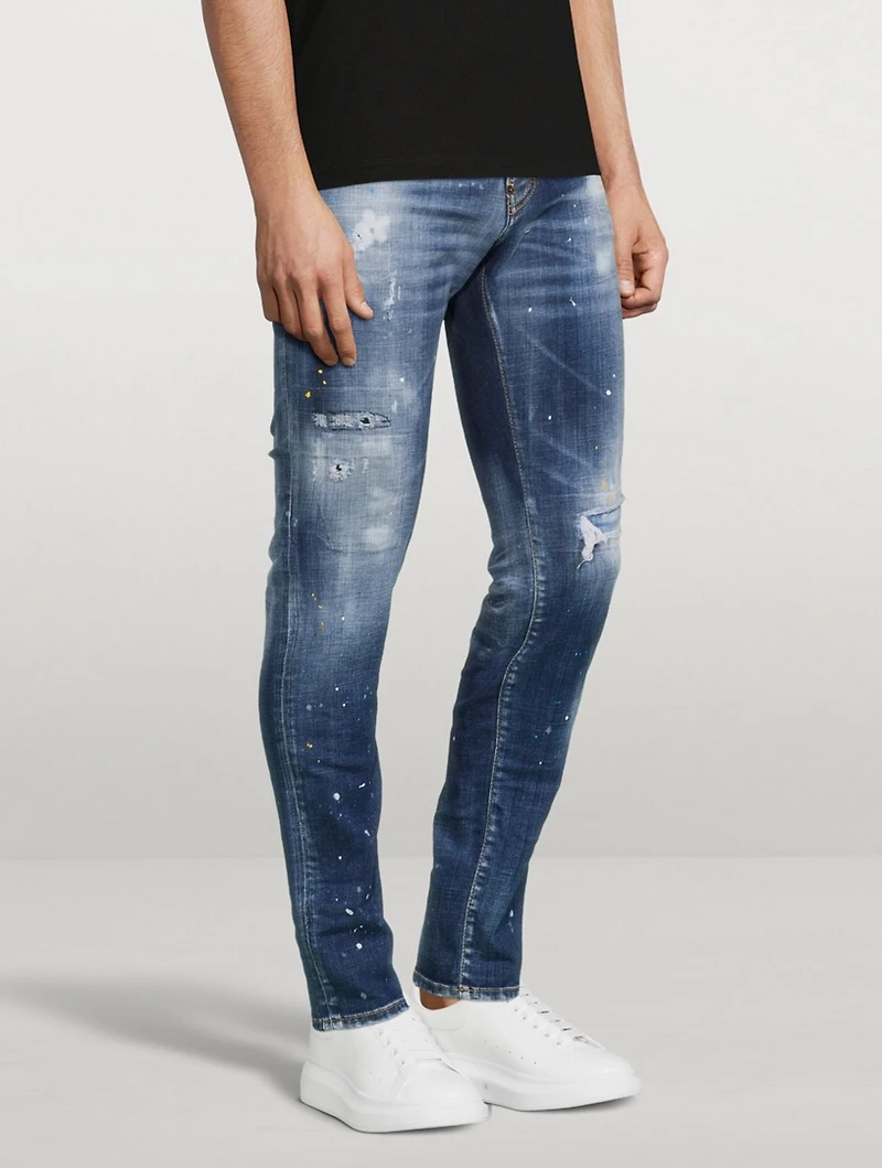 Cool Guy Distressed Skinny Jeans