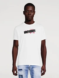 Icon Tape Cotton T-Shirt