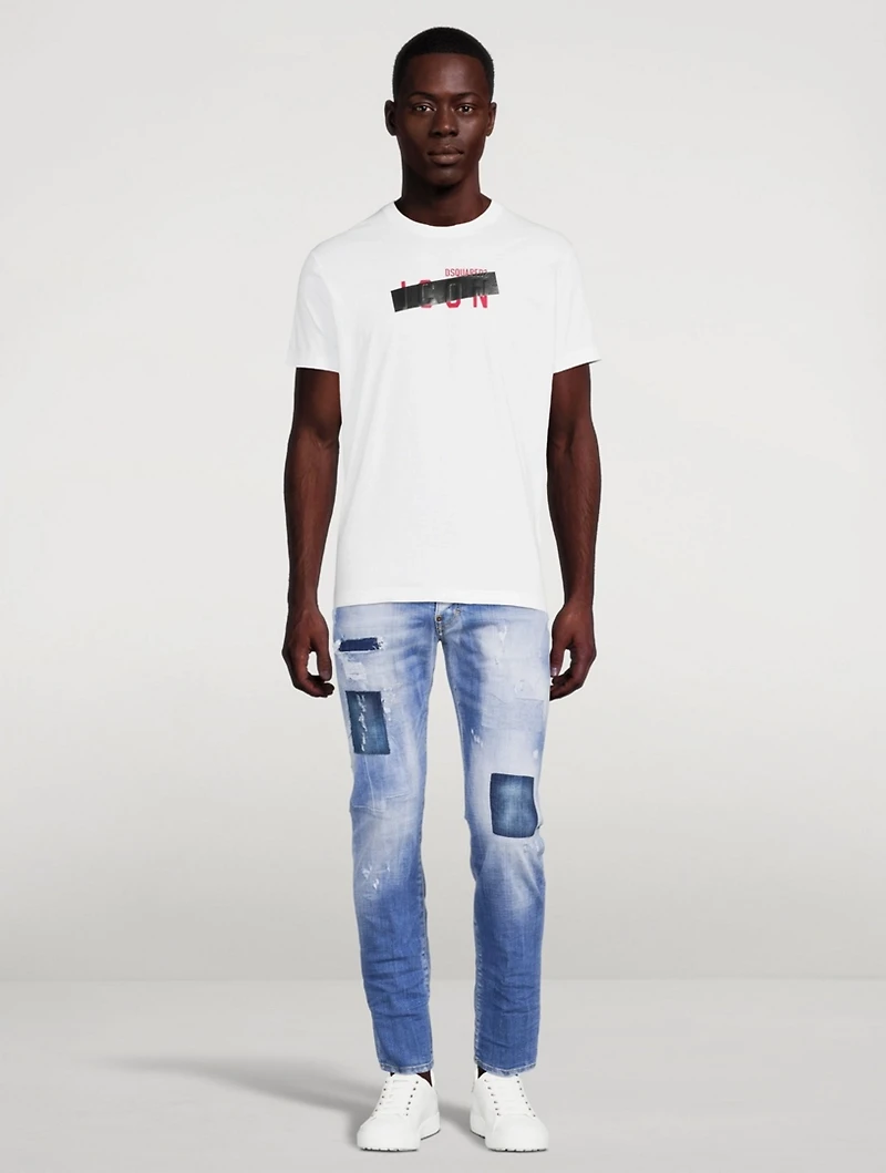 Icon Tape Cotton T-Shirt