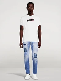 Icon Tape Cotton T-Shirt