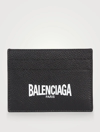 Leather Card Holder With Logo