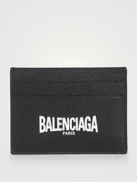 Leather Card Holder With Logo