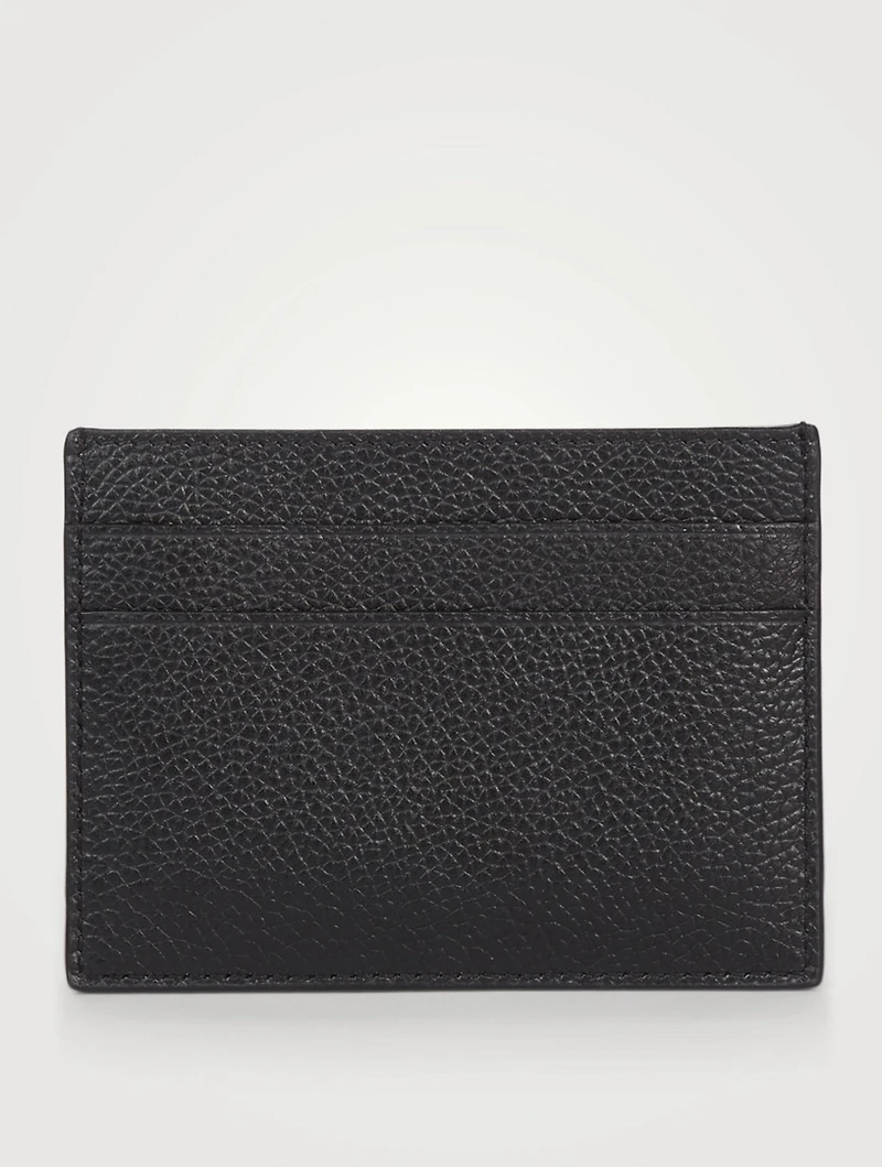 Leather Card Holder With Logo