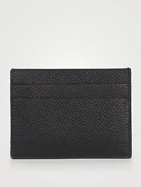 Leather Card Holder With Logo