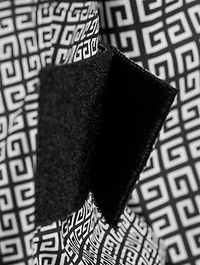 4G Mini Shirt Dress With Graphic Cuts