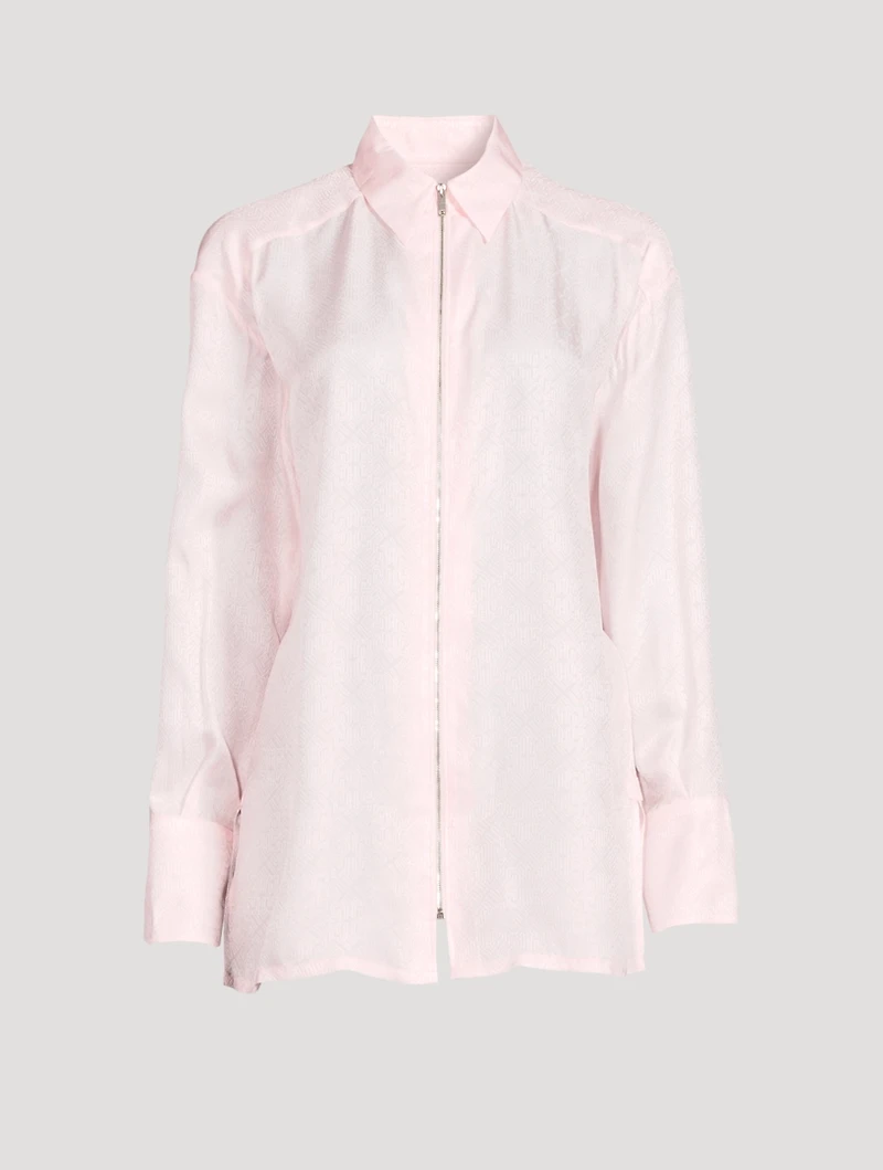 4G Jacquard Zip Shirt