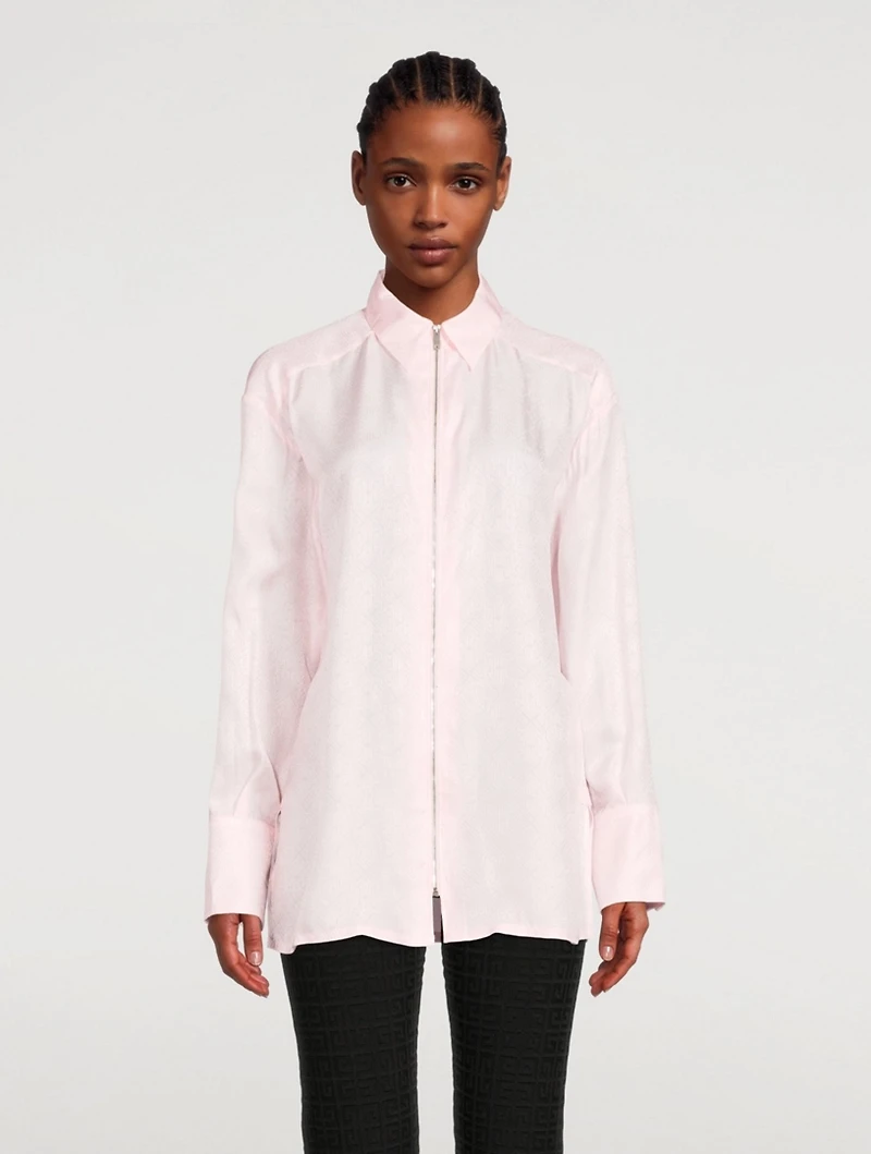 4G Jacquard Zip Shirt