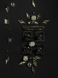 T-Shirt With Metallic Studs