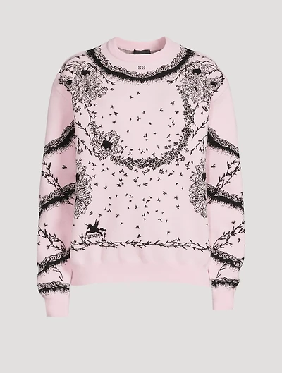 Flower Jacquard Sweater