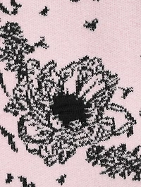Flower Jacquard Sweater