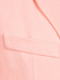 Velour Shirt Blazer