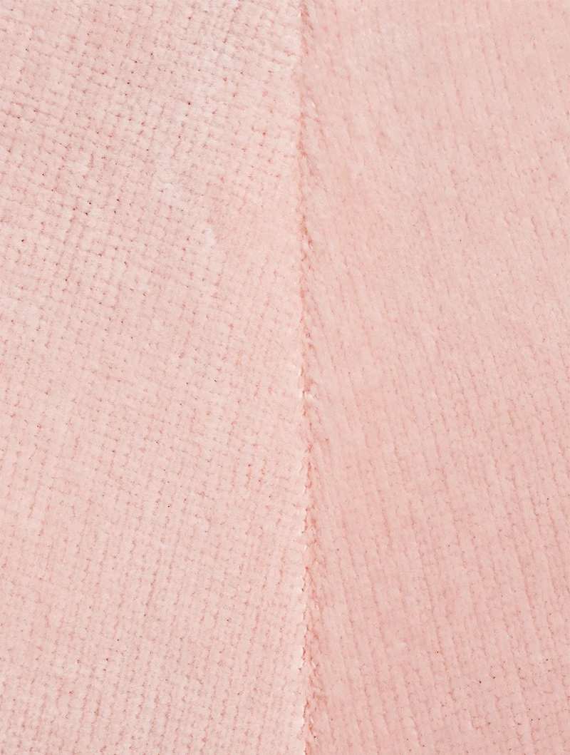 Ruched Velour Strapless Long Column Dress
