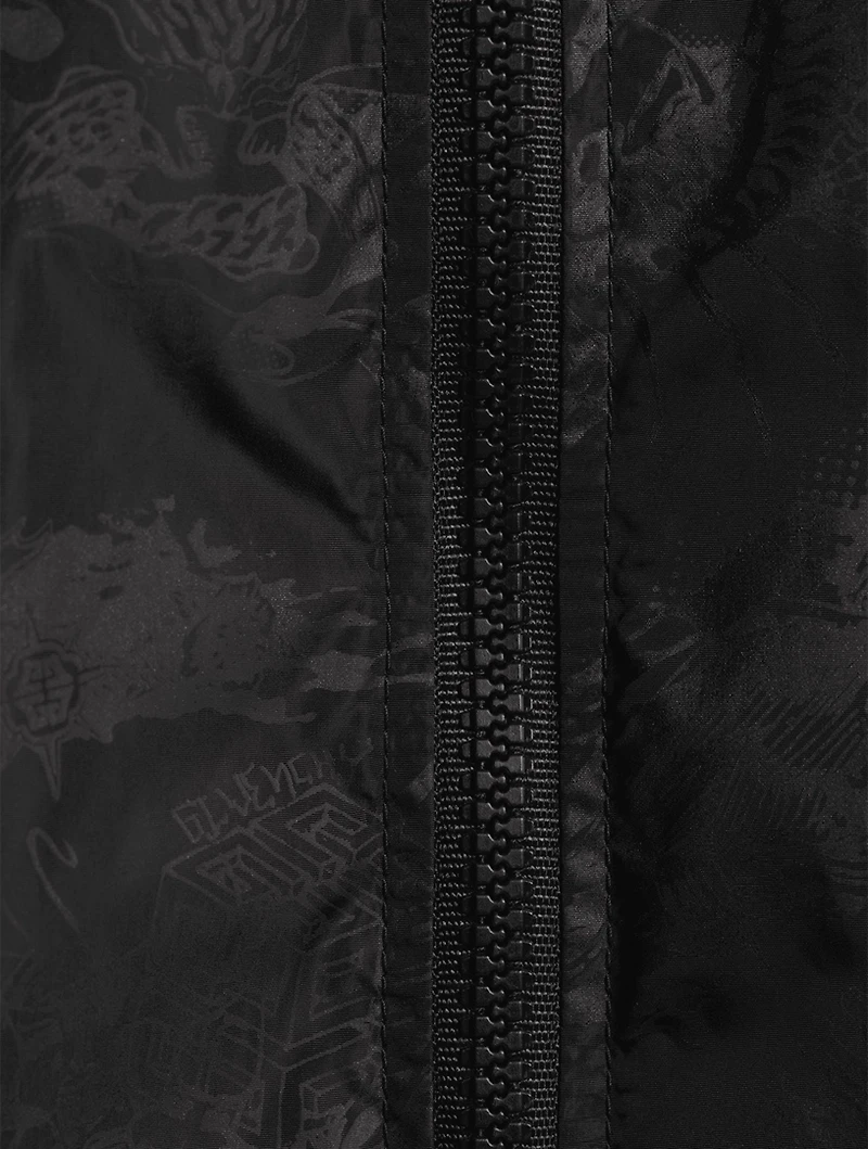 Nylon Jacket Tiger Camo Print