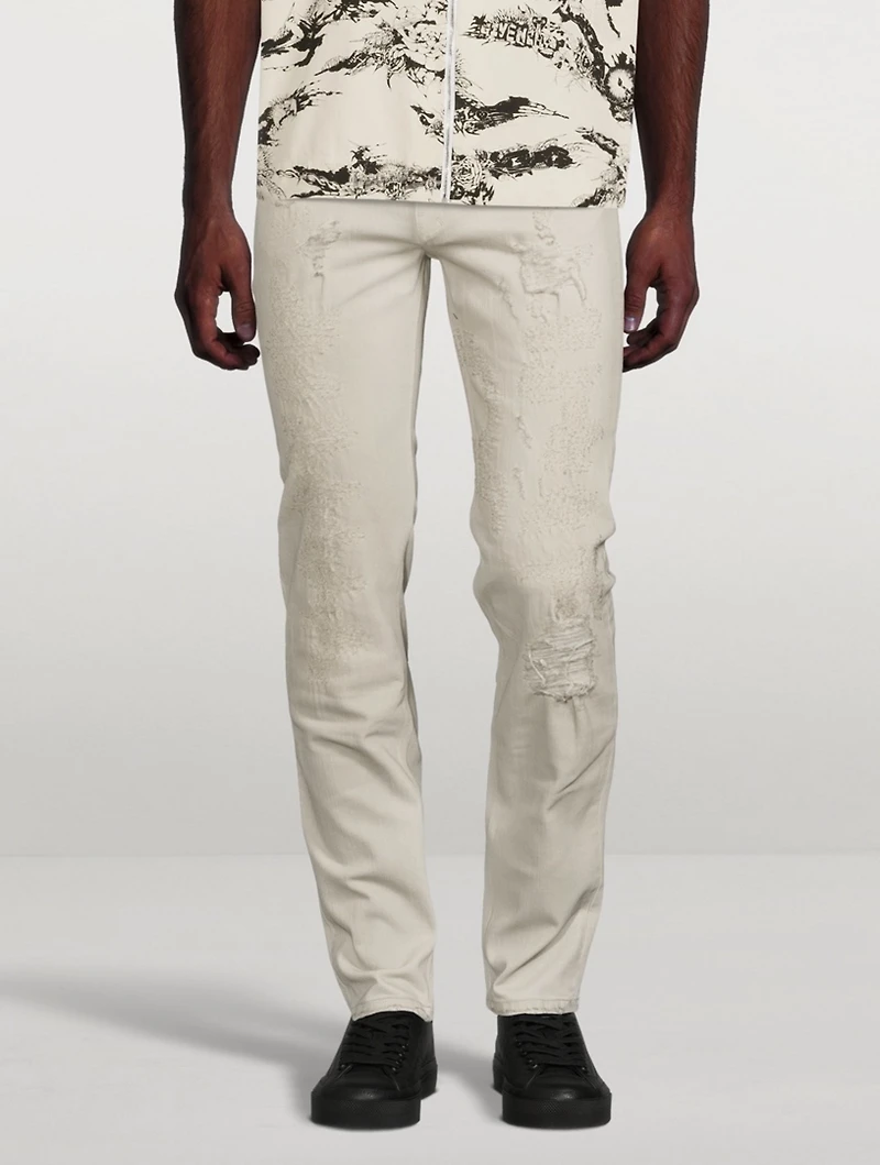 Destroyed Sim-Fit Jeans