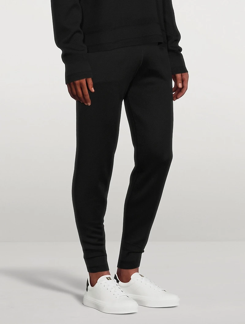 Silk Knit Jogger Pants