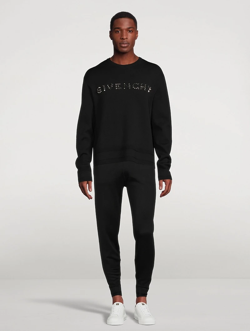 Silk Knit Jogger Pants