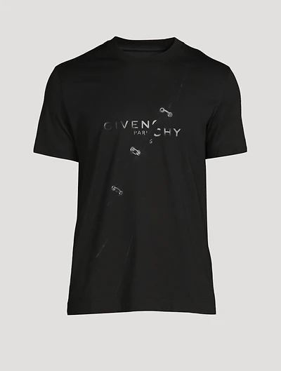 Cotton Trompe-l'oeil T-Shirt