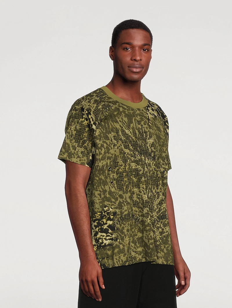 4G Cotton Printed T-Shirt