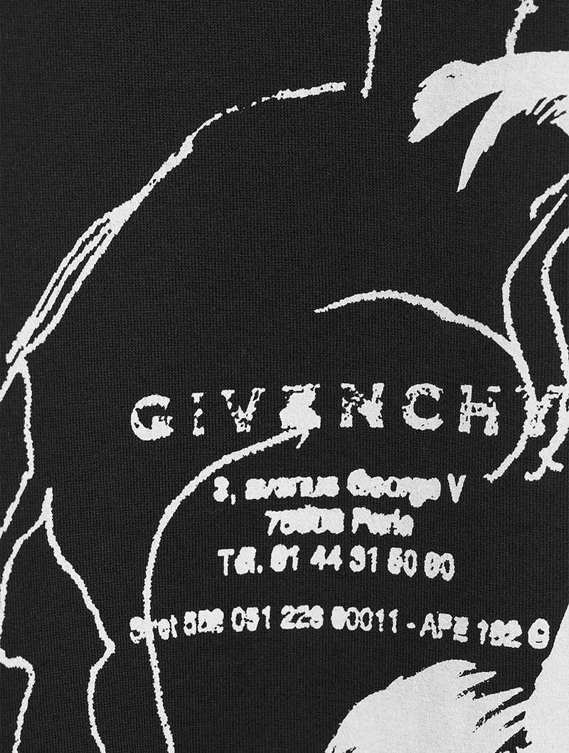 Oversized T-Shirt With Gothic Logo