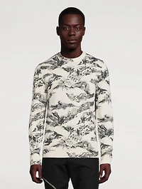 Wool Sweater With Gothic Logo