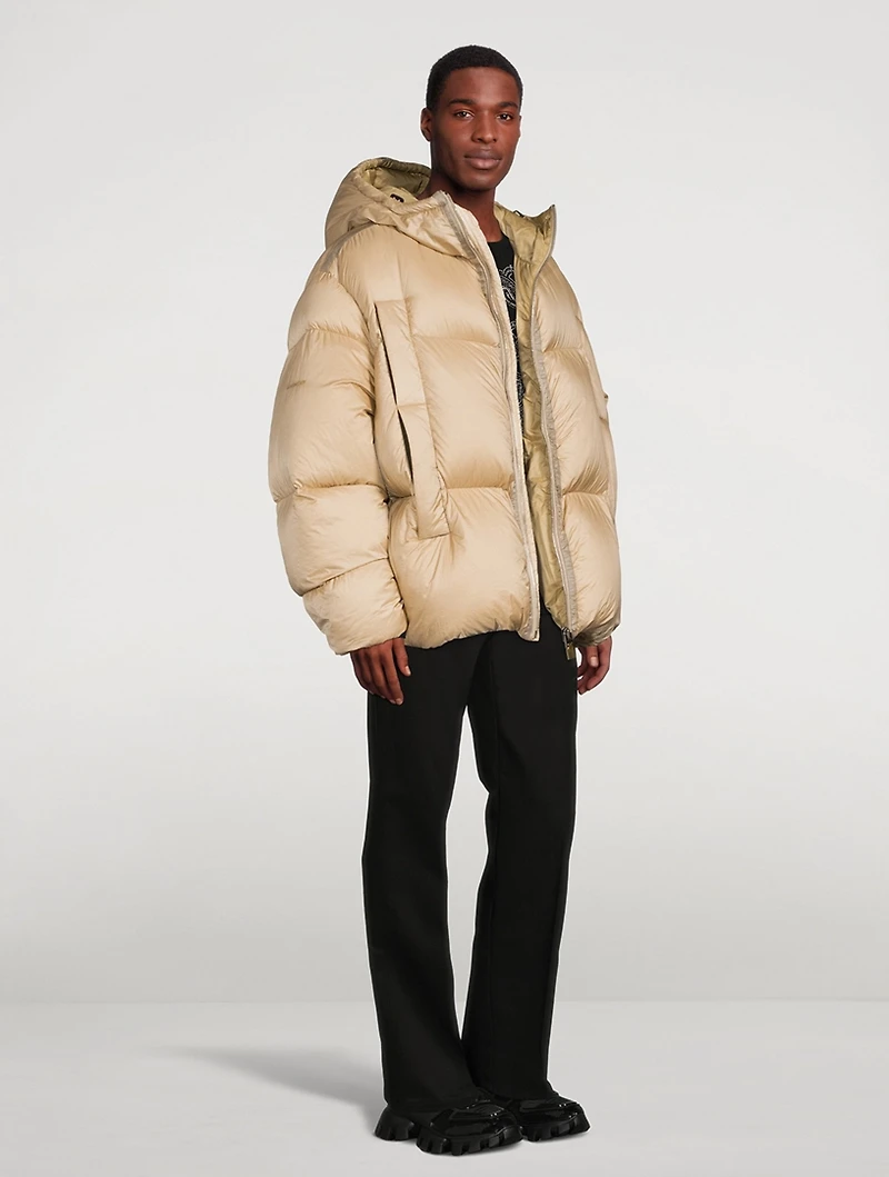 4G Oversized Puffer Jacket With Hood
