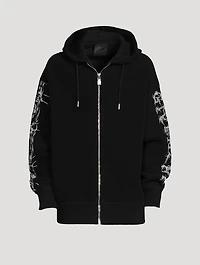 Ringlet Wool Barbed Wire Zip Hoodie