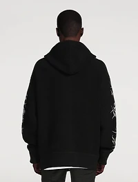 Ringlet Wool Barbed Wire Zip Hoodie
