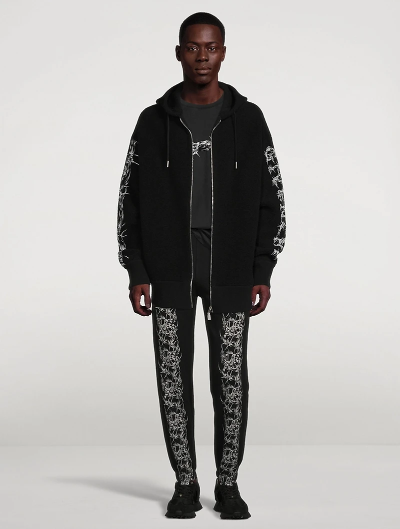 Barbed Wire Slim-Fit Jogger Pants