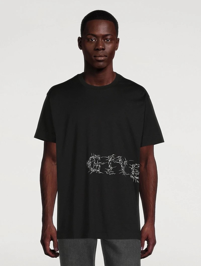 Barbed Wire Vintage Oversized T-Shirt