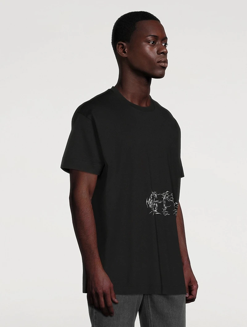 Barbed Wire Vintage Oversized T-Shirt
