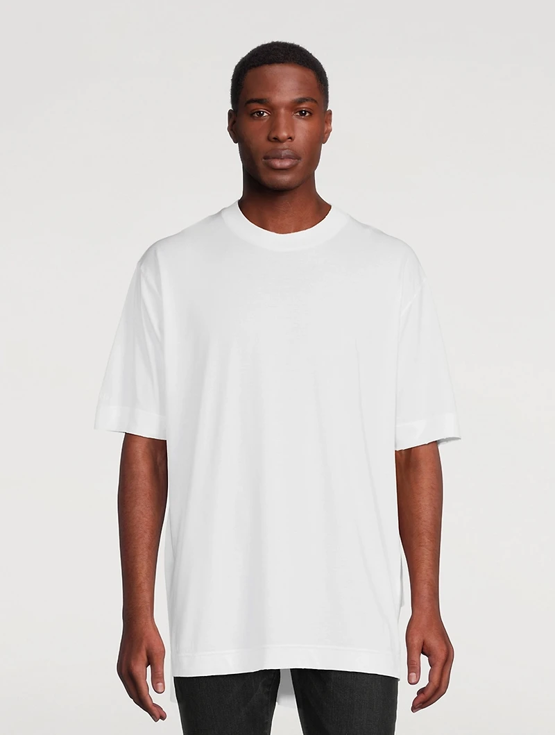 Cotton T-Shirt With Bandana Patch
