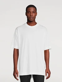 Cotton T-Shirt With Bandana Patch