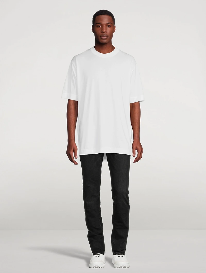 Cotton T-Shirt With Bandana Patch