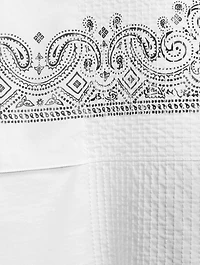 Cotton T-Shirt With Bandana Patch