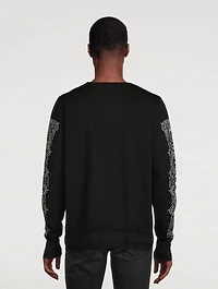 Wool-Blend Jacquard Sweater
