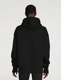 Cotton Bandana Hoodie With Crystals