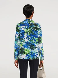Eva Silk Printed Blouse